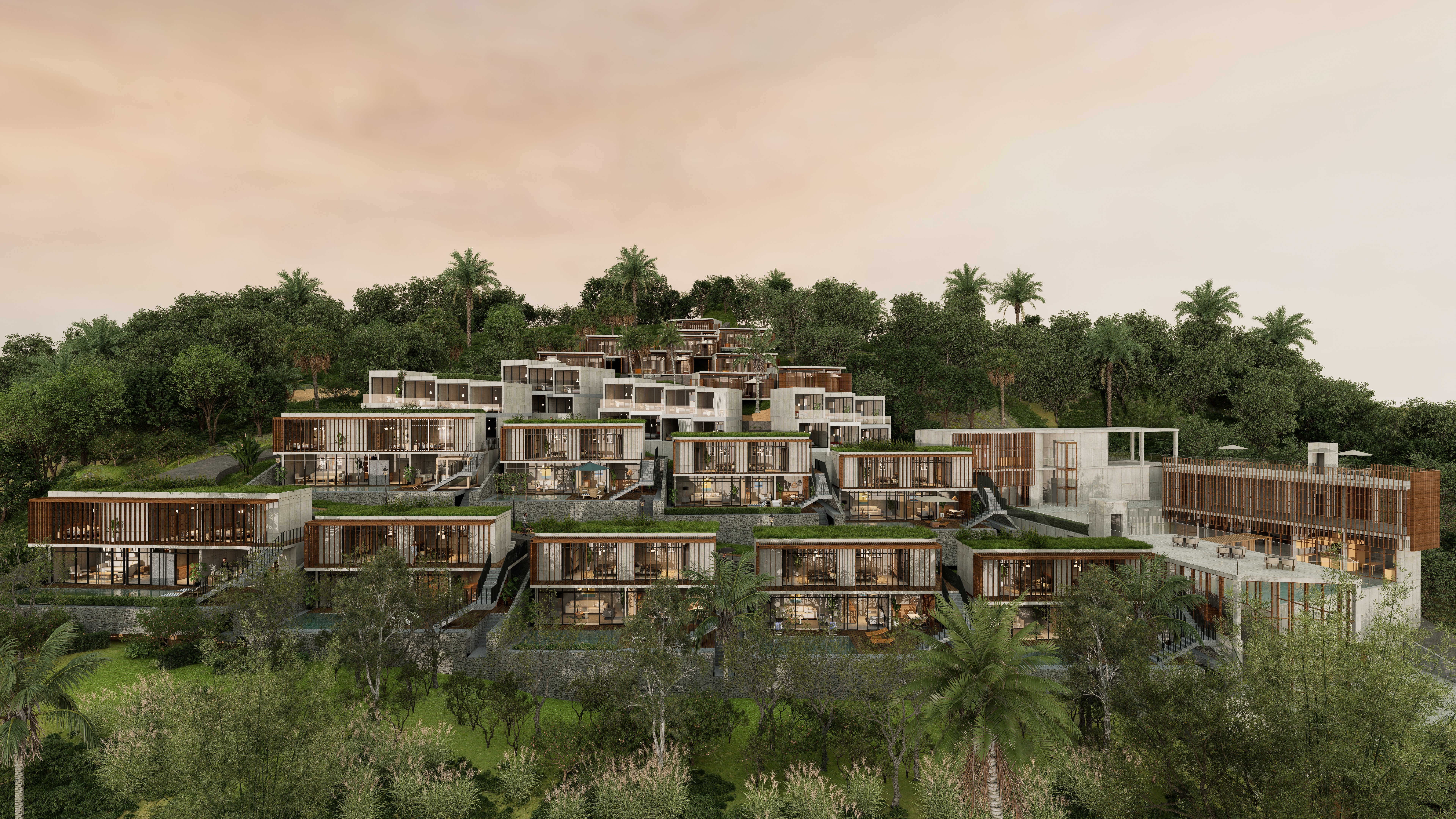 Villa project visualization render